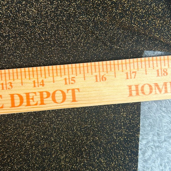 Like New Boden Long Sleeve Button Down Gold Metallic Glitter Cardigan Size 4 - Picture 6 of 16